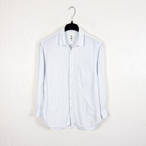 Hiroshi Kato The Ripper Gauze Button up Shirt Light blue size Medium
